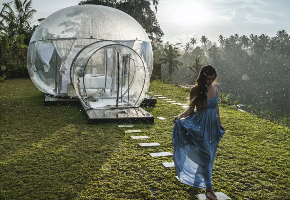 can you live in a bubble tent